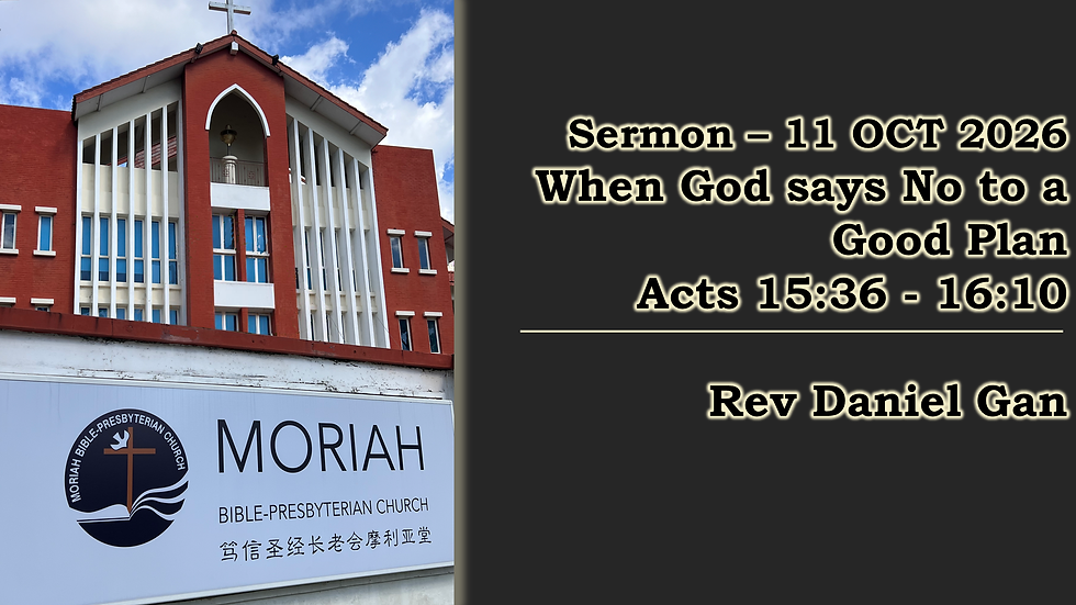 Sunday Sermon