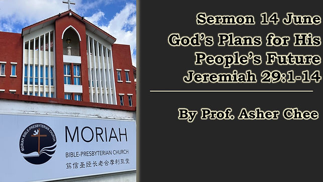 God's Plans for His People's Future