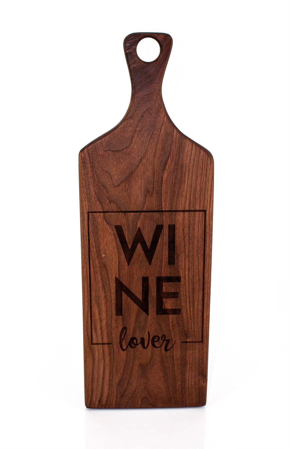 Thumbnail: "WI NE" Walnut Charcuterie Board