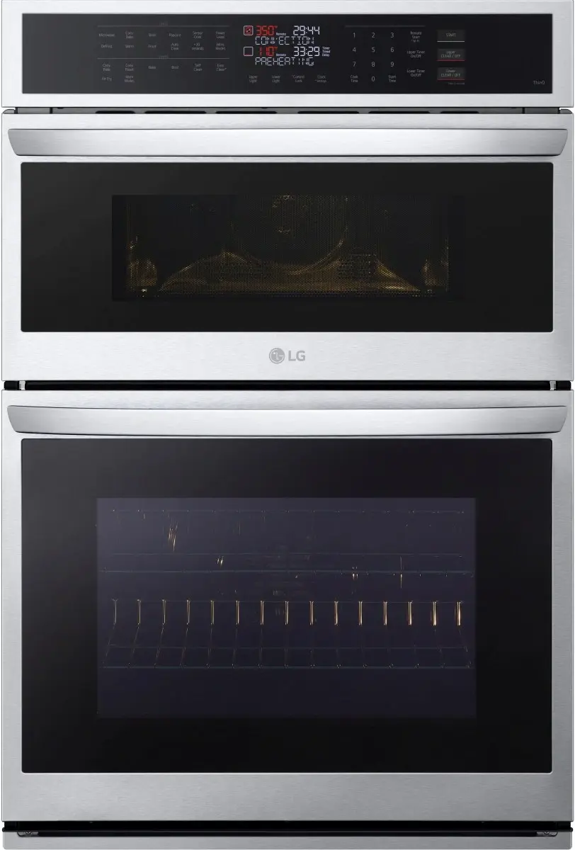 LG 30” PrintProof® Stainless Steel Electric Built In Oven/Microwave Combo