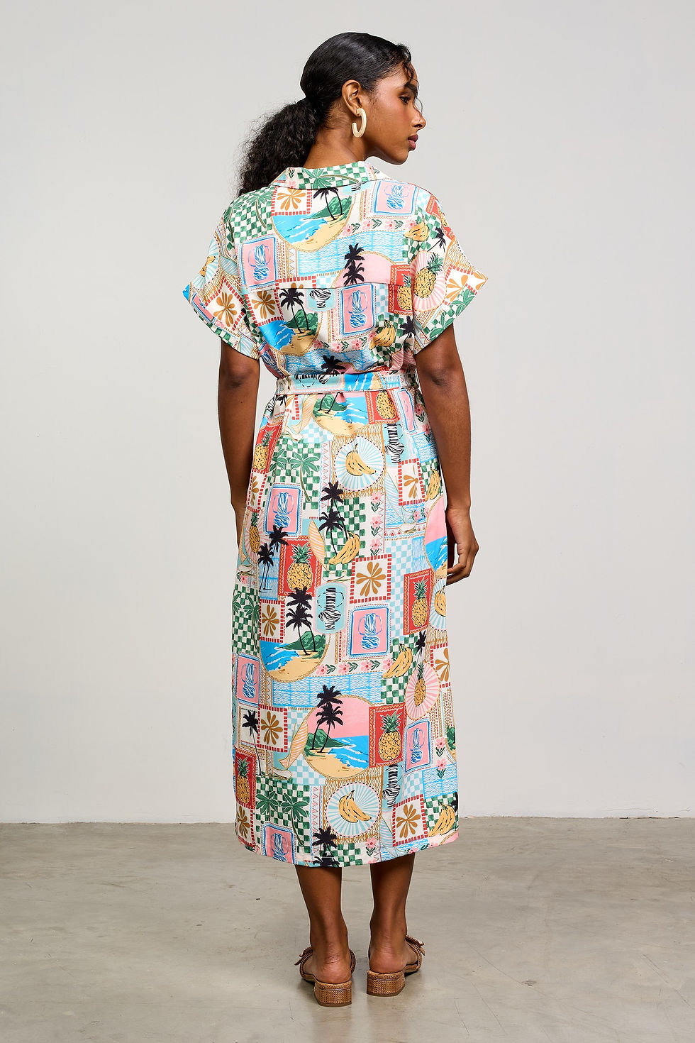 Miniatura: Scarlet Printed Midi Dress