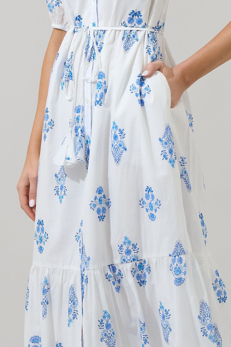 Miniatura: Tina Button Down Midi Dress
