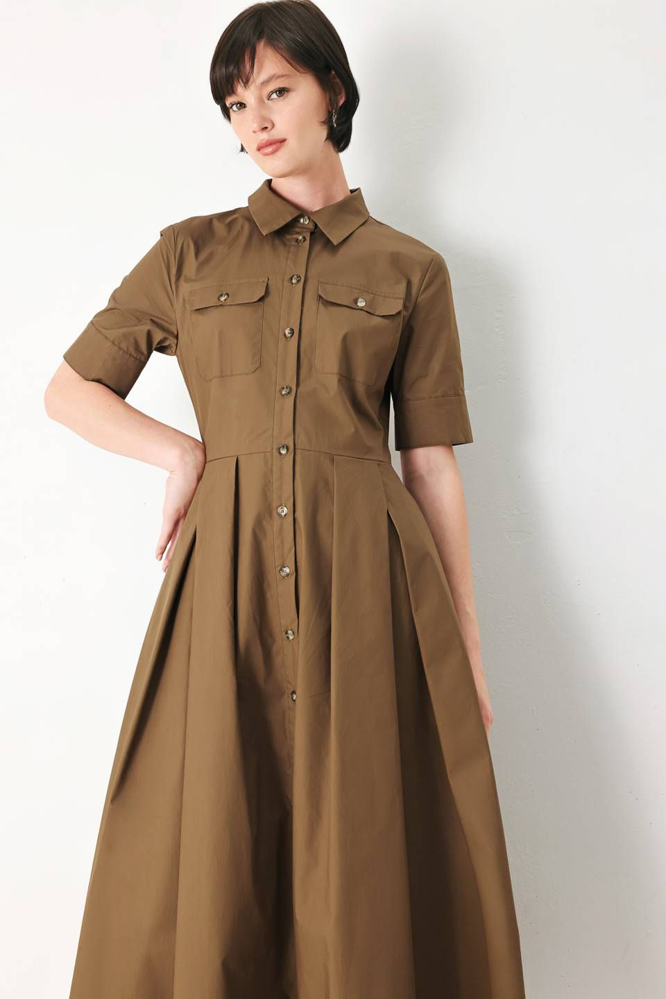 Miniatura: Vilma  Midi Shirt Dress