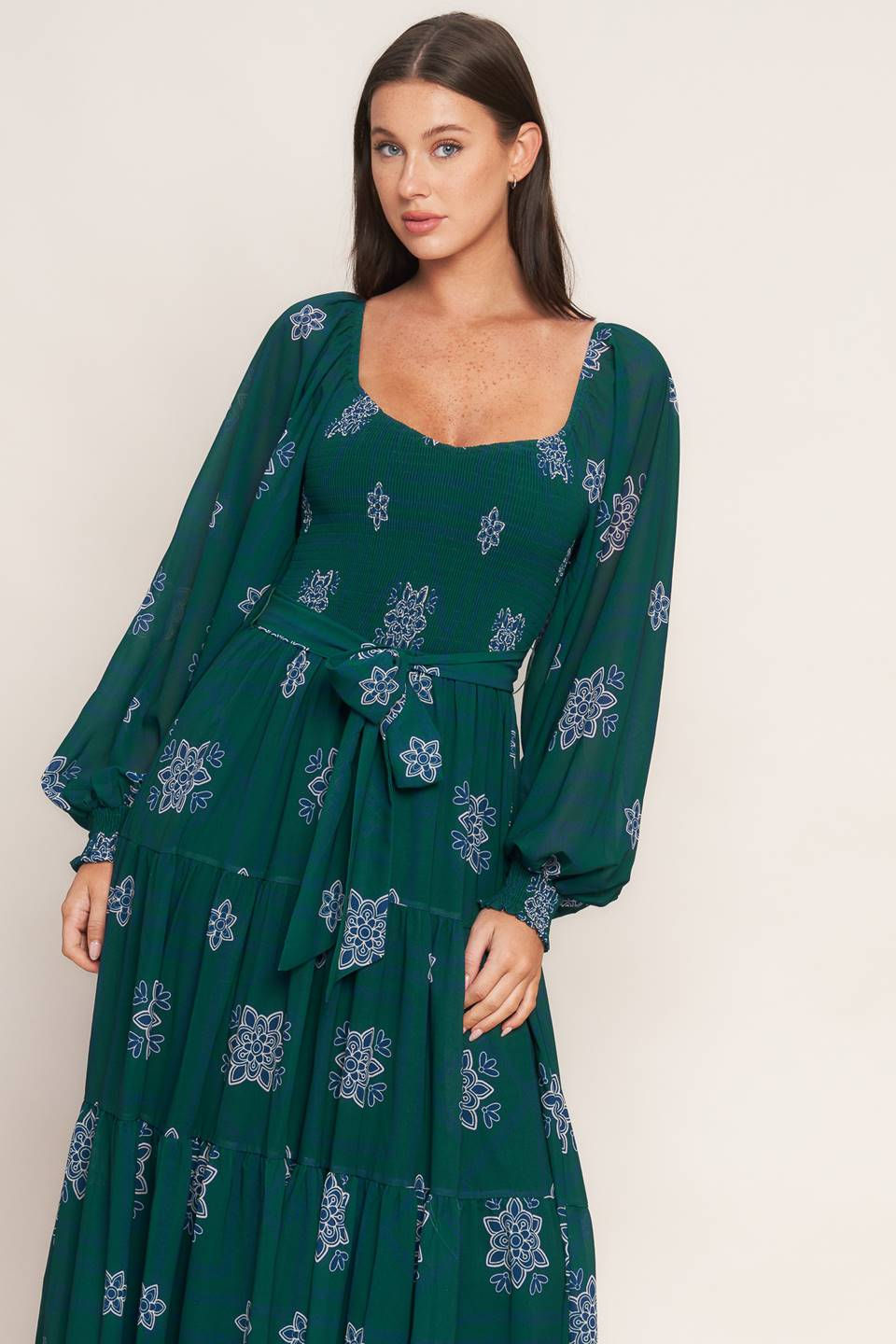 Miniatura: Alondra Printed Long Dress