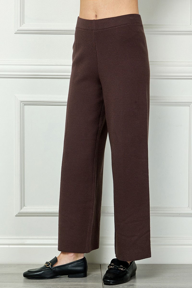 Miniatura: Melania Mock Neck Sweater & Wide Leg Knit Pants Set