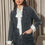 Miniatura: Beatrice Single Button  Denim Blazer