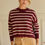 Miniatura: Helen Burgundy Stripe Cardigan