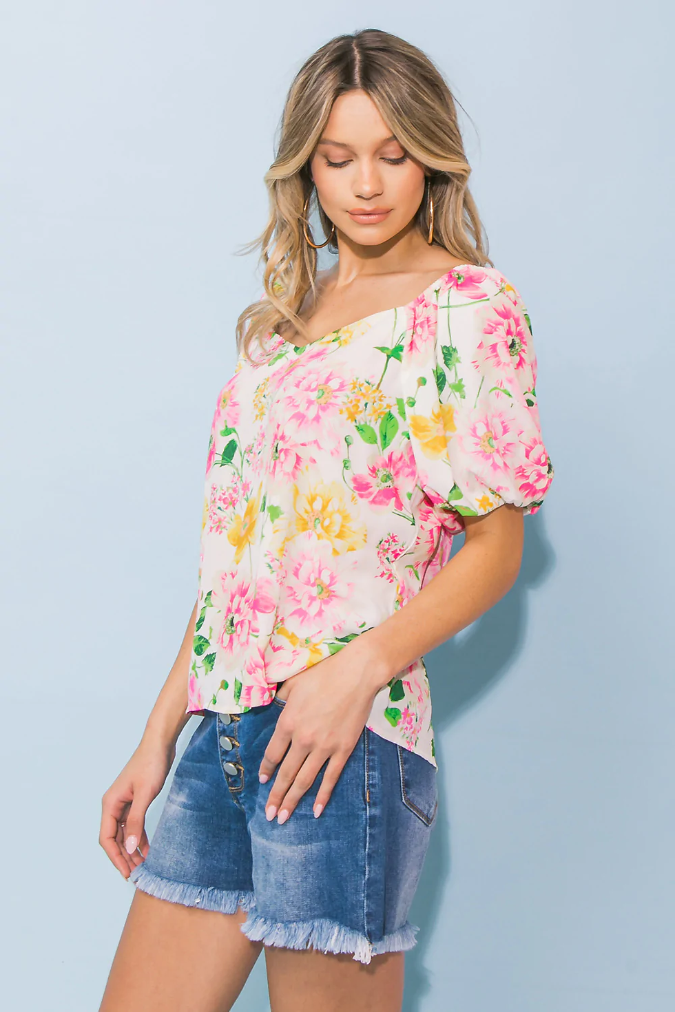 Miniatura: Scarlet Floral Top