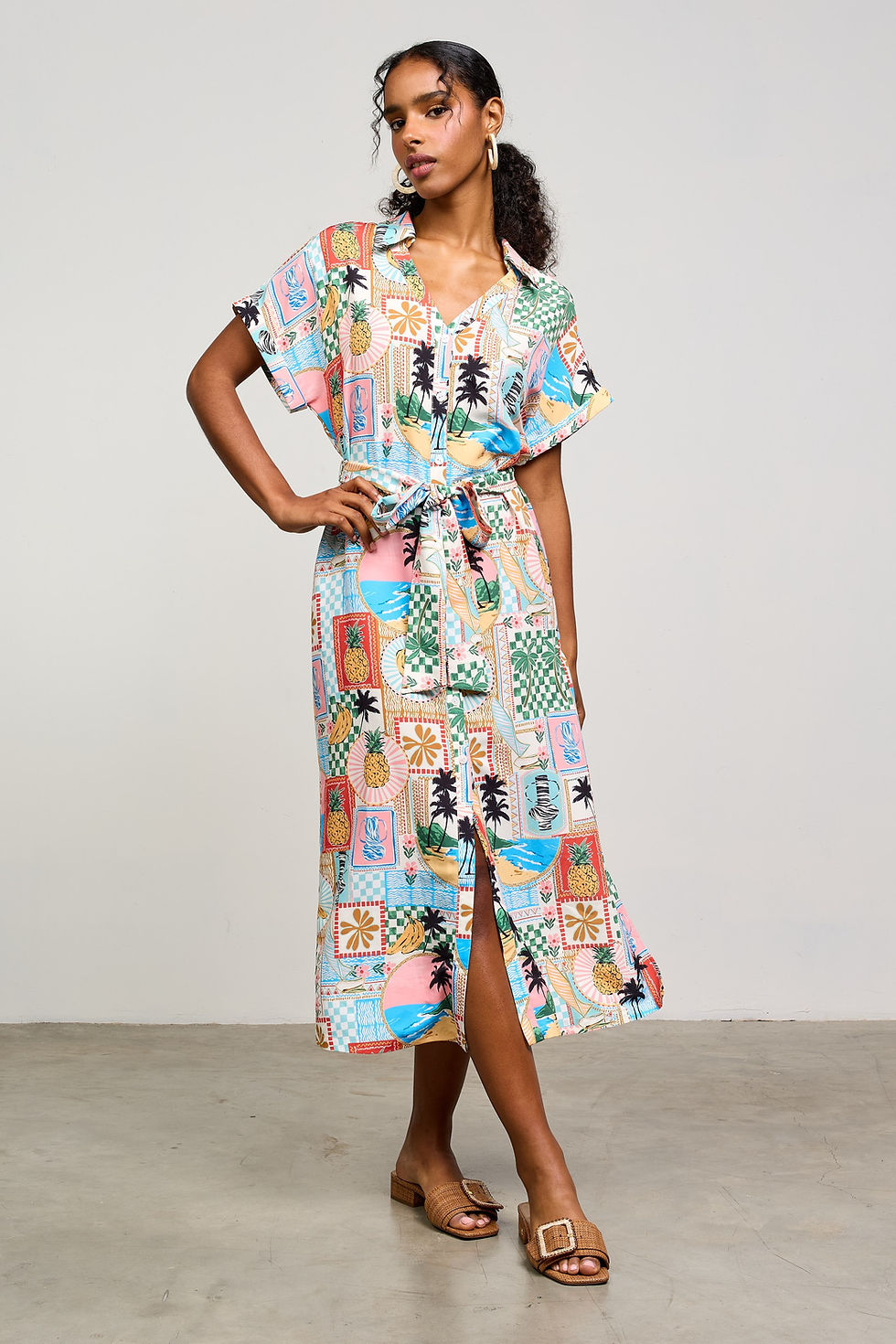 Miniatura: Scarlet Printed Midi Dress