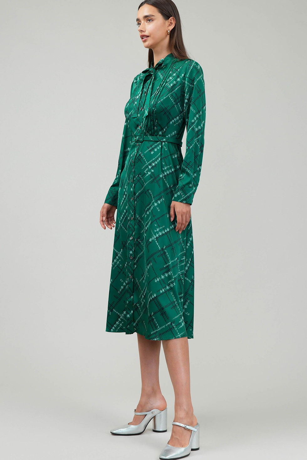 Miniatura: Alexa Midi Button Down Dress