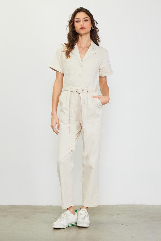 Miniatura: Kendall Natural Washed Utility Jumpsuit