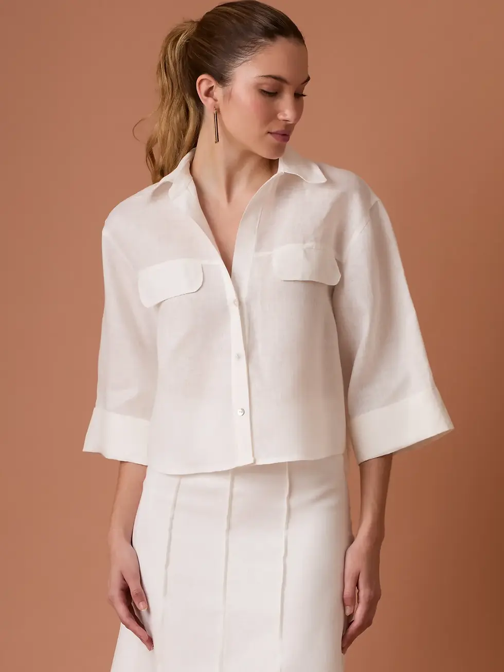 Miniatura: Alejandra Linen Blouse