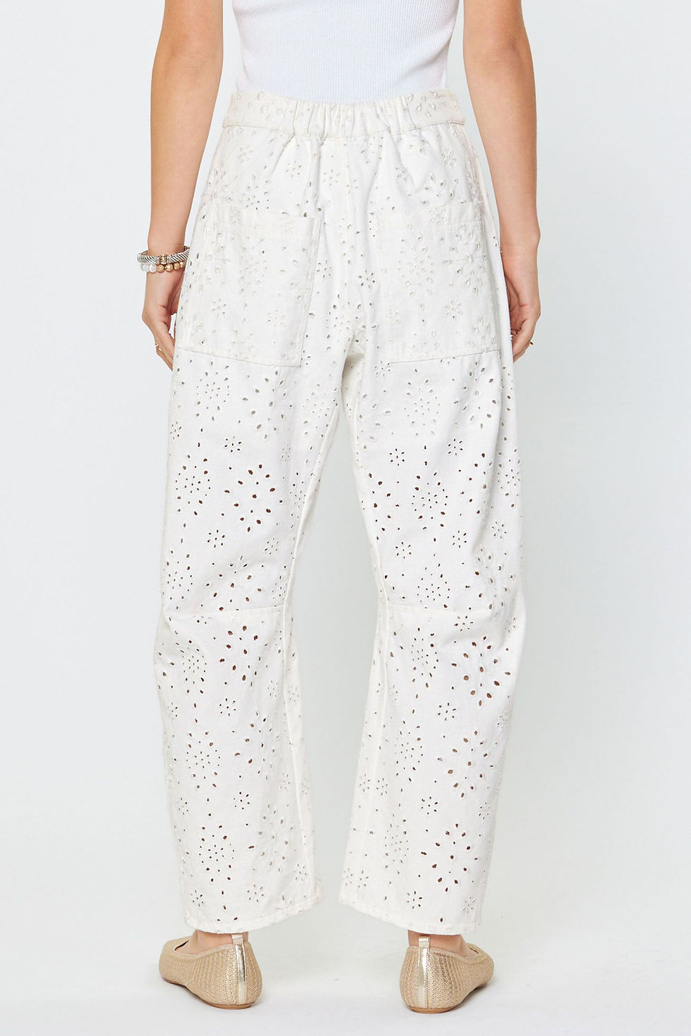 Miniatura: Arleen Eyelet Embroidered Pants