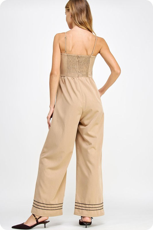 Miniatura: Rita Embroidery Sleeveless Jumpsuit