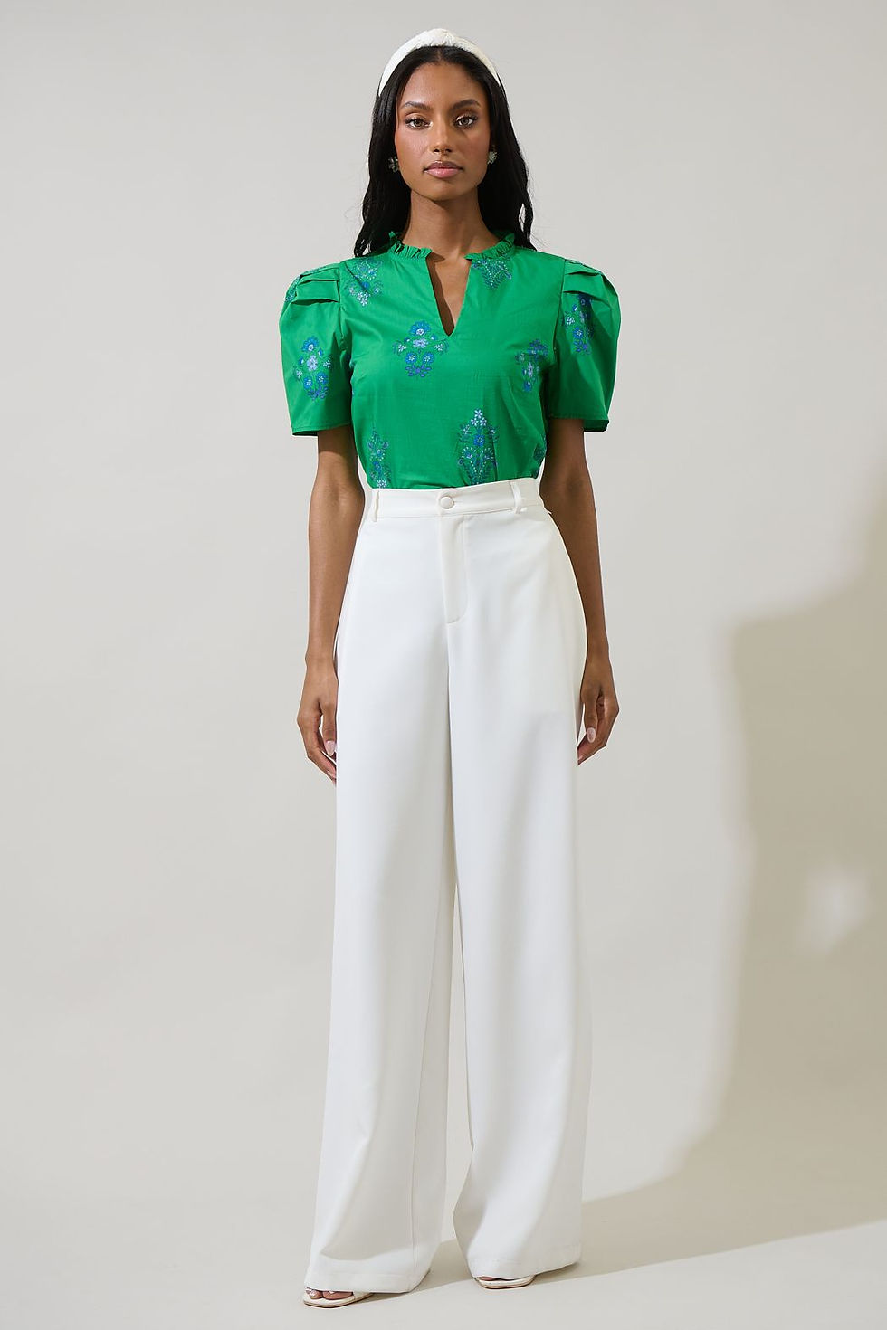 Miniatura: Hallie Floral Ruffle Top