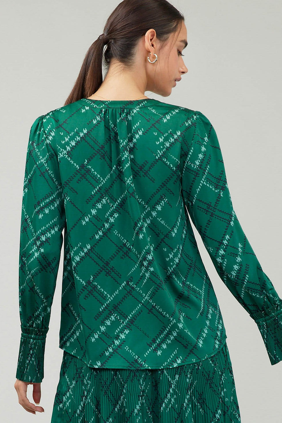 Miniatura: Siena Long Sleeve V-Neck Blouse