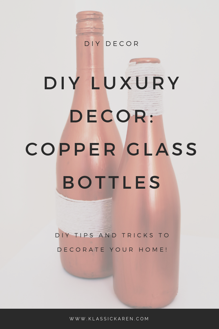 Diy Luxury Decor Painting Glass Bottles With Acrylic Paint