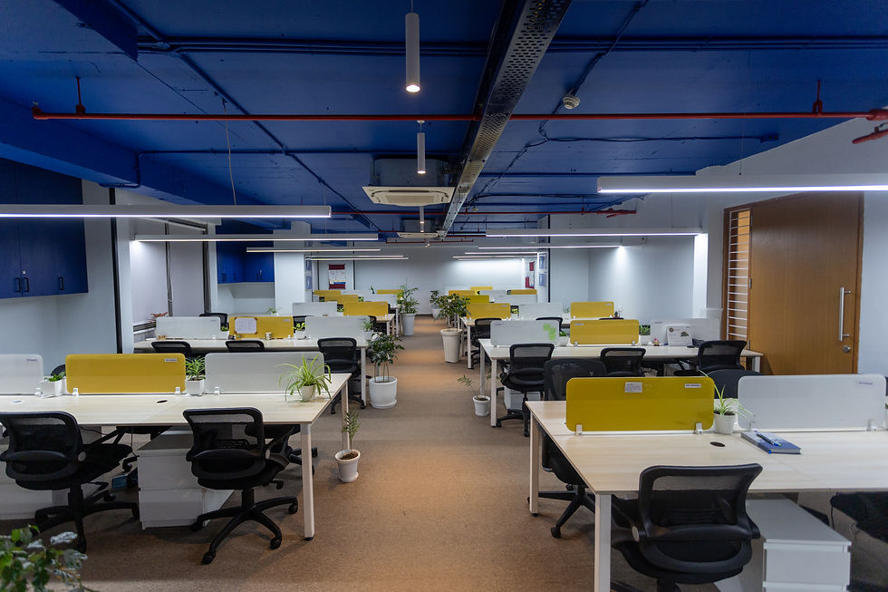 Premium coworking office space in Bhubaneswar with modern interiors and high-speed WiFi.