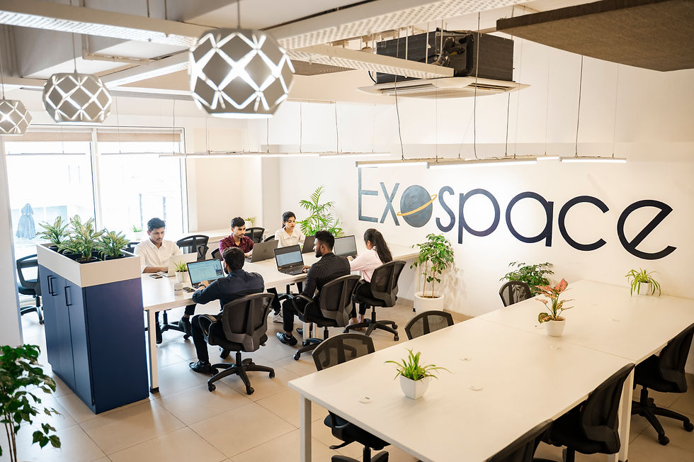 Exospace offers the premium coworking space in guwahati, including private cabins, day passes, virtual office spaces, meeting rooms and managed office space for rent.