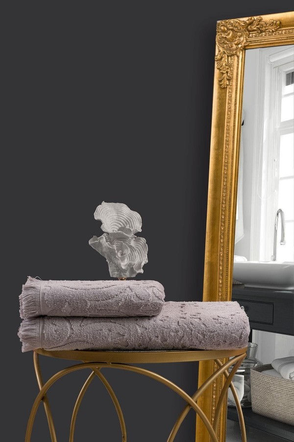 Miniaturbild: Varol Jacquard %100 Pamuk Banyo Havlusu 90X150cm