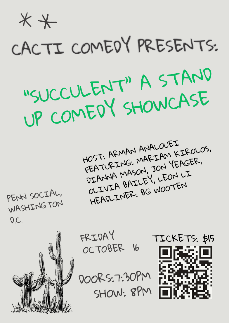 Cacti Comedy Presents: Prickly Pear a Standup Showcase