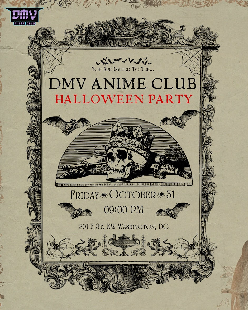 DMV Anime Club Halloween Party
