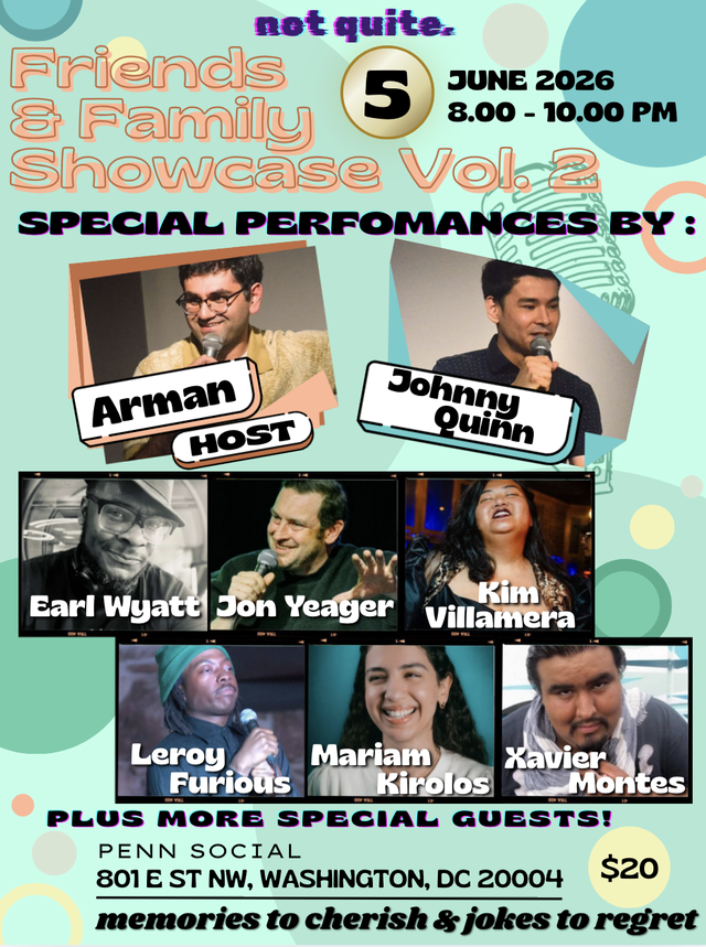 Not Quite Laughs: Comedy Show