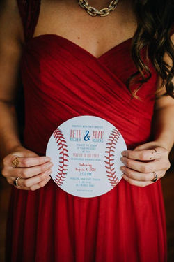Baseball Wedding Invitation