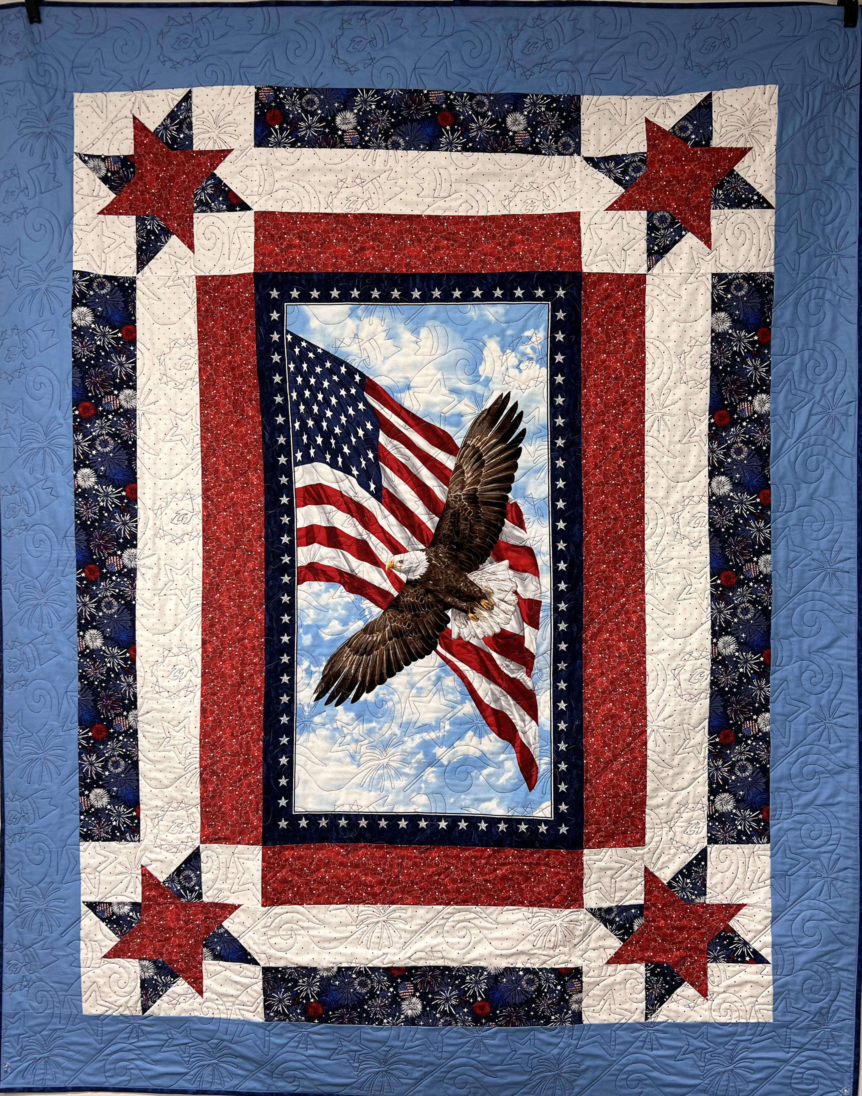 Liberty Biberty, Full, 78” x 80”