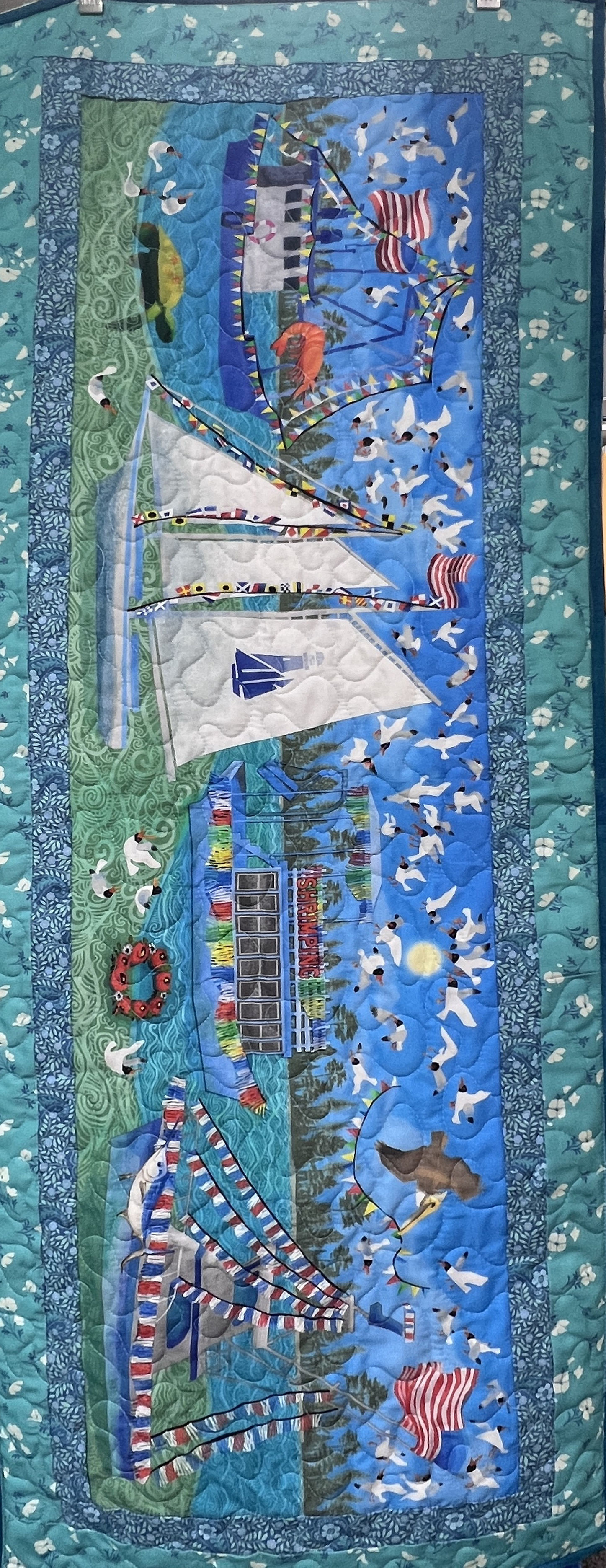 1_Blessing of the Fleet, Table Runner, 17” x 47”