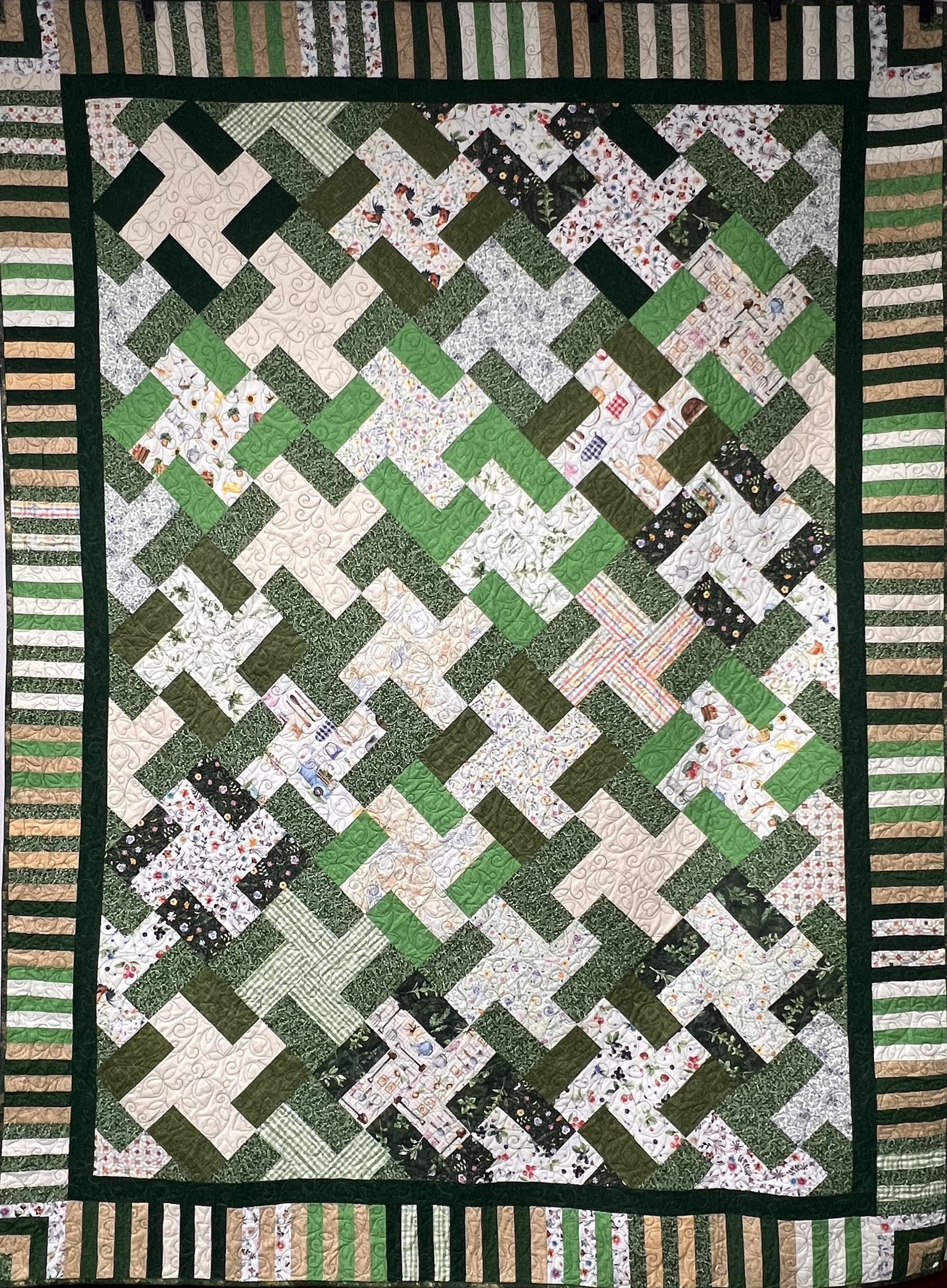 Weeding the Garden, Full, 71” x 98”