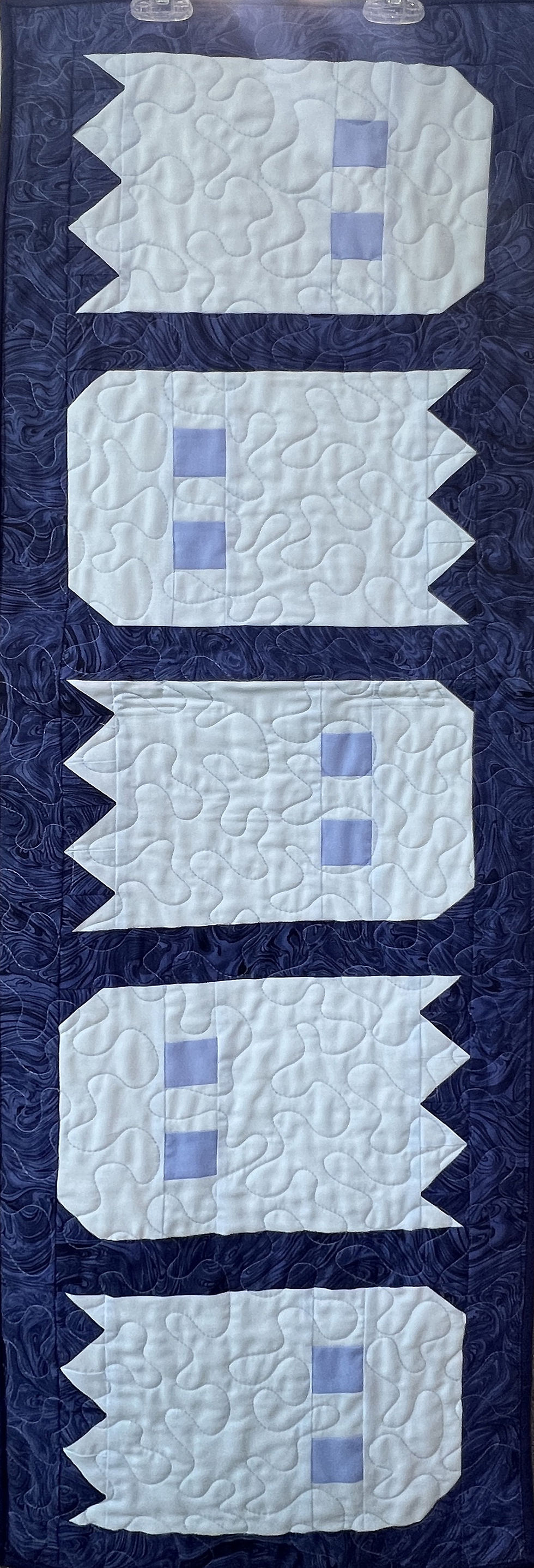 Thumbnail: Pac-Man Ghosties, Table Runner, 16” x 51”