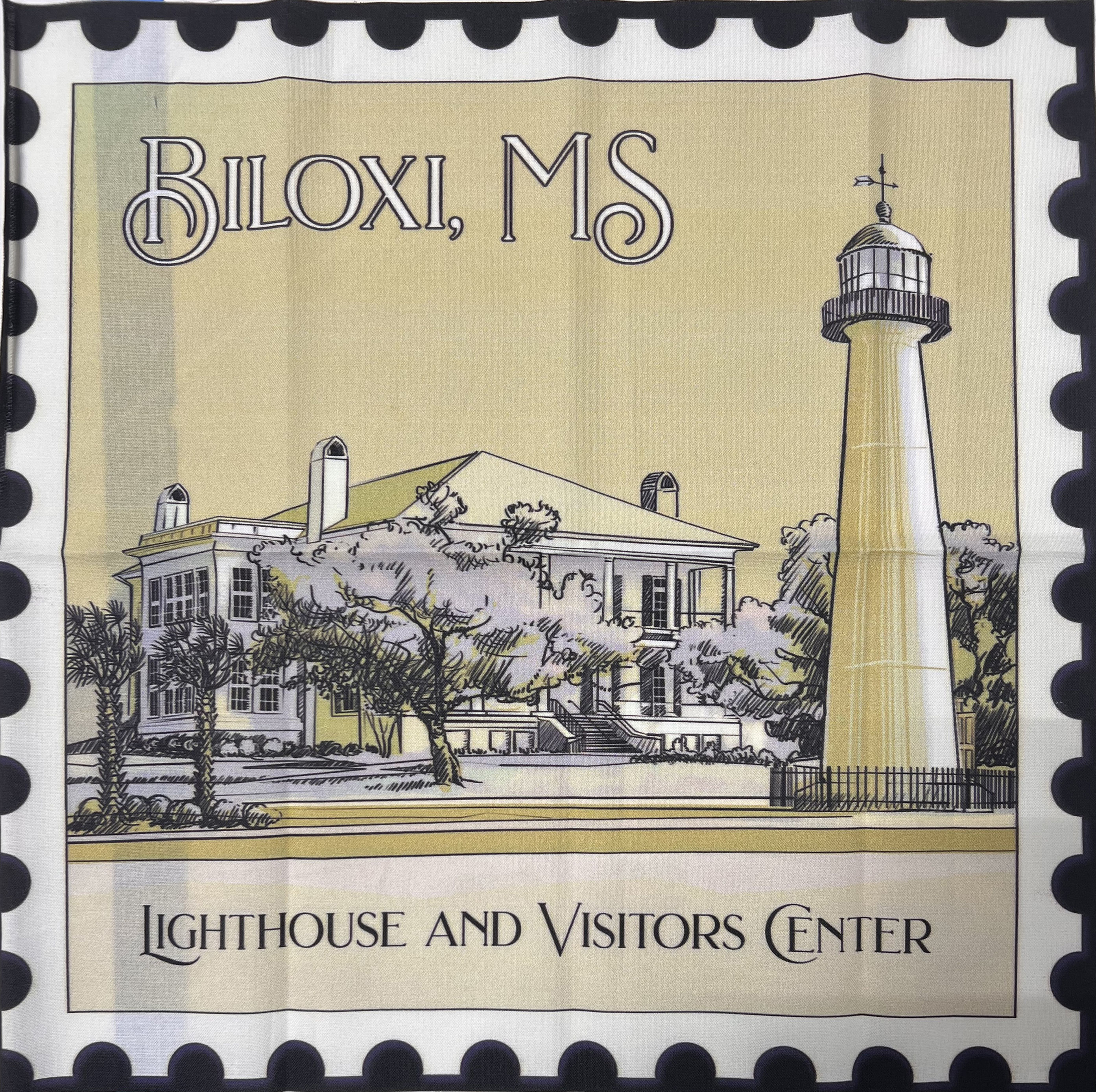 Biloxi Visitor's Center  14" x 14"