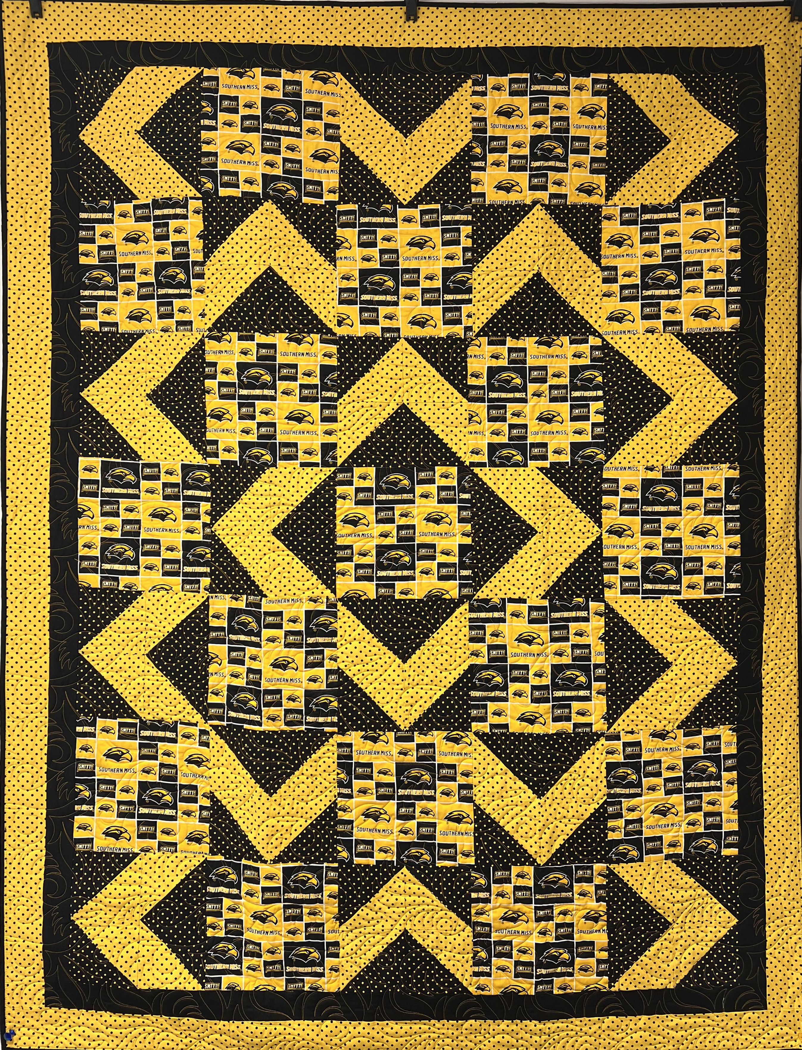 1 Southern Miss, Lap, 60” x 80”