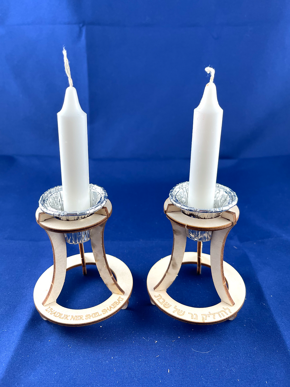 Thumbnail: Shabbat Candlestick Holders