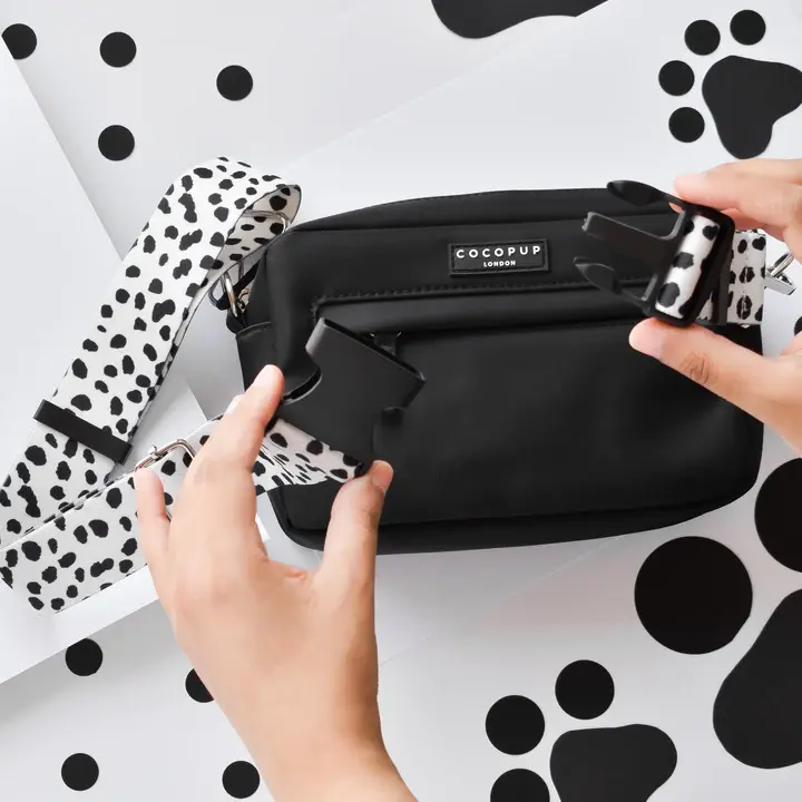 Thumbnail: Bum Bag Strap - Monochrome Spots
