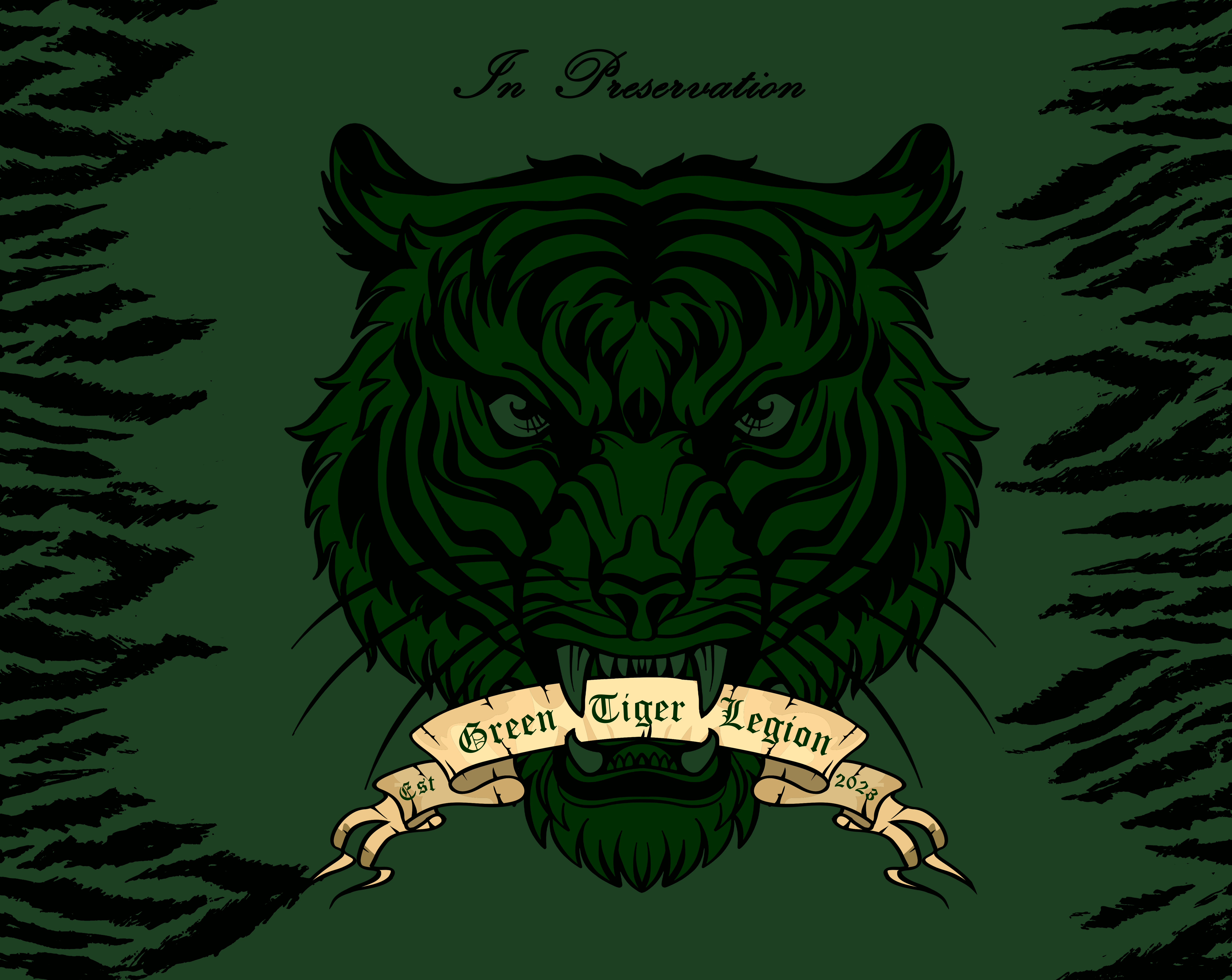 Green Tiger Legion Banner