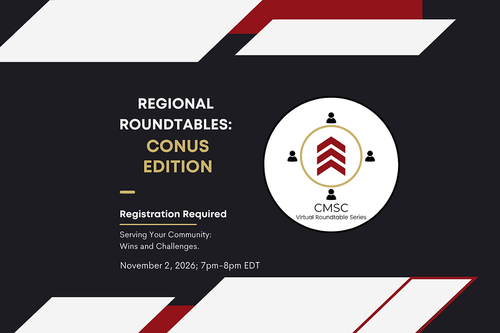 Regional Roundtables – CONUS EDITION