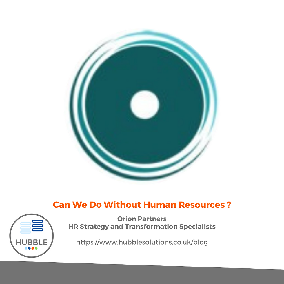 Can we do without Human Resources?