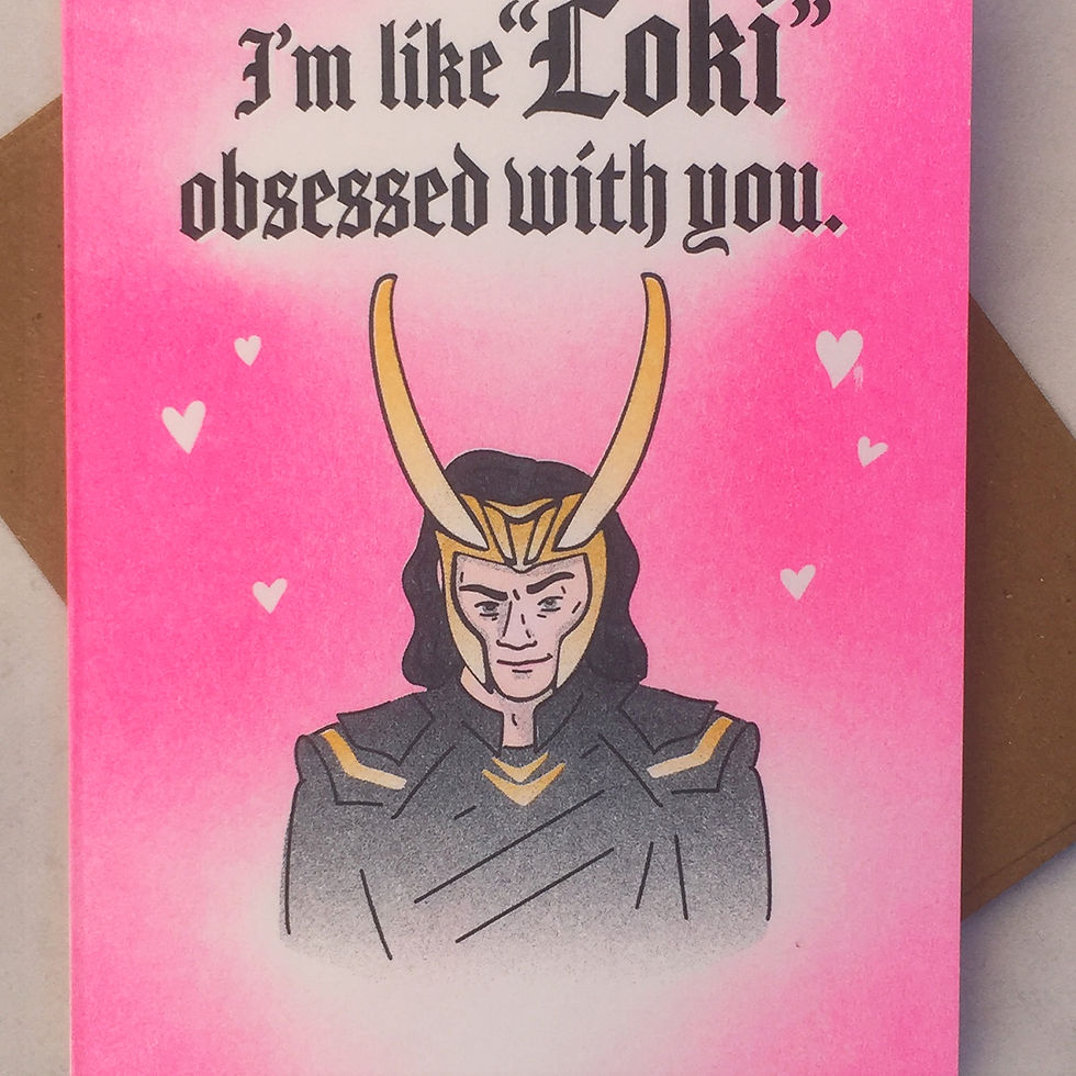 Thumbnail: Loki Obsessed Card