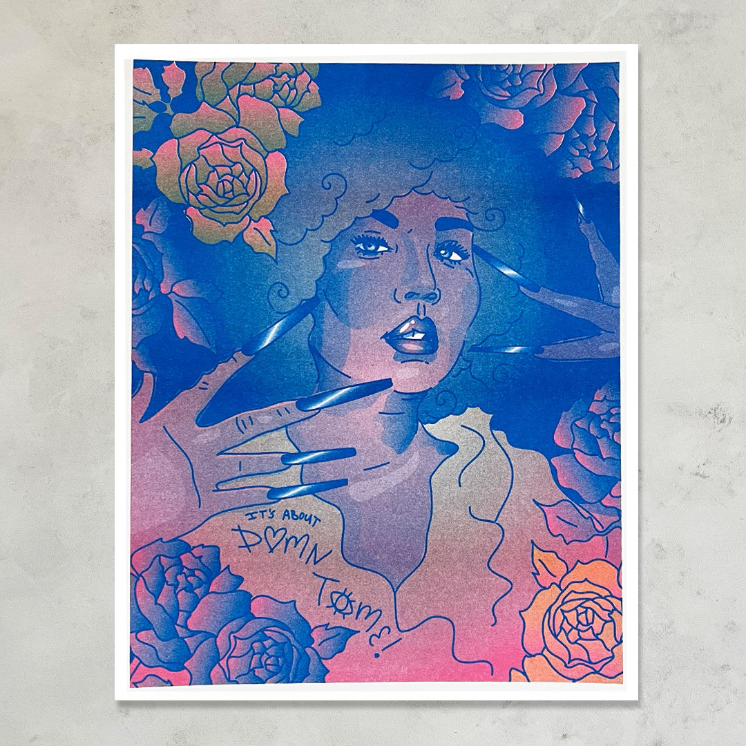 Lizzo Riso Print