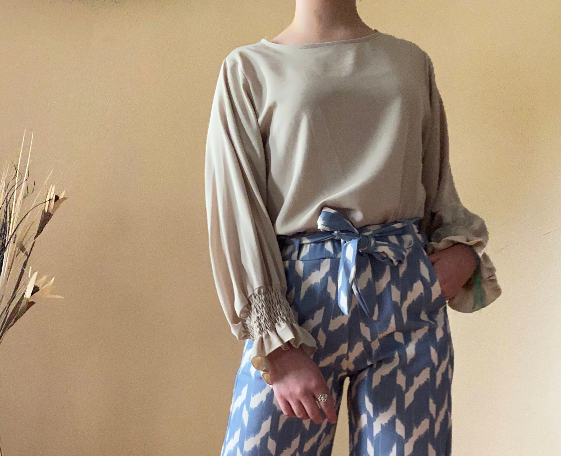 Blusa puño fruncido