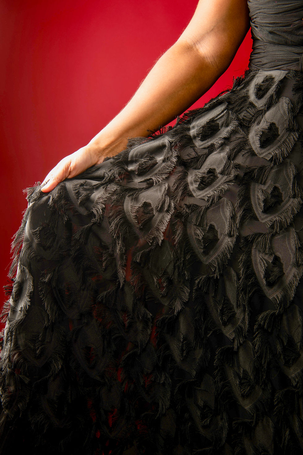 Thumbnail: Black Peacock Gown