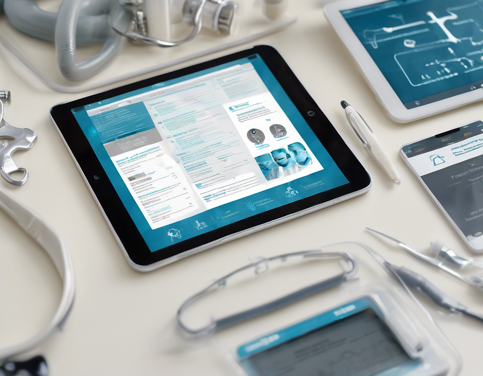 Modern Hospital Equipment Website Design Services