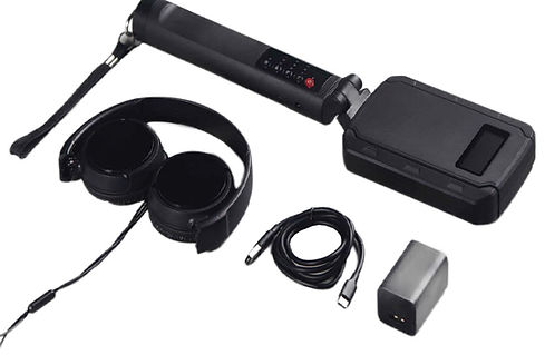 A compact non-lineear junction detector device with accessories.