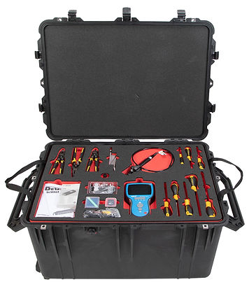 A comprehensive EOD operator's tool kit in a custom, ruggedised tool kit.