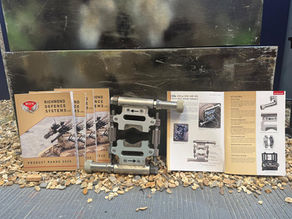An RDS rocket wrench and product brochure display.