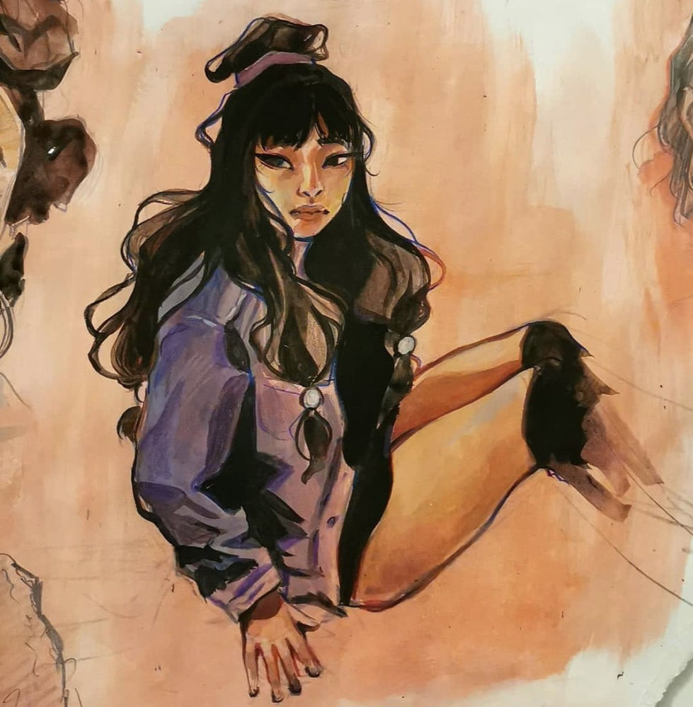 Maya Fey Gouache