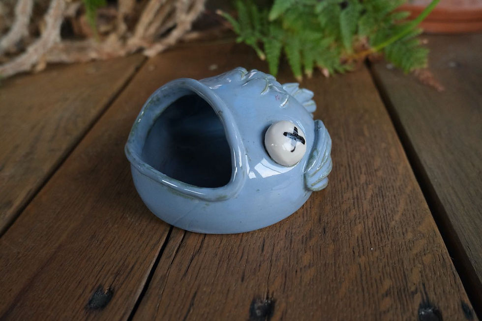 Thumbnail: Dead Fish Salt Cellar/Ring Holder