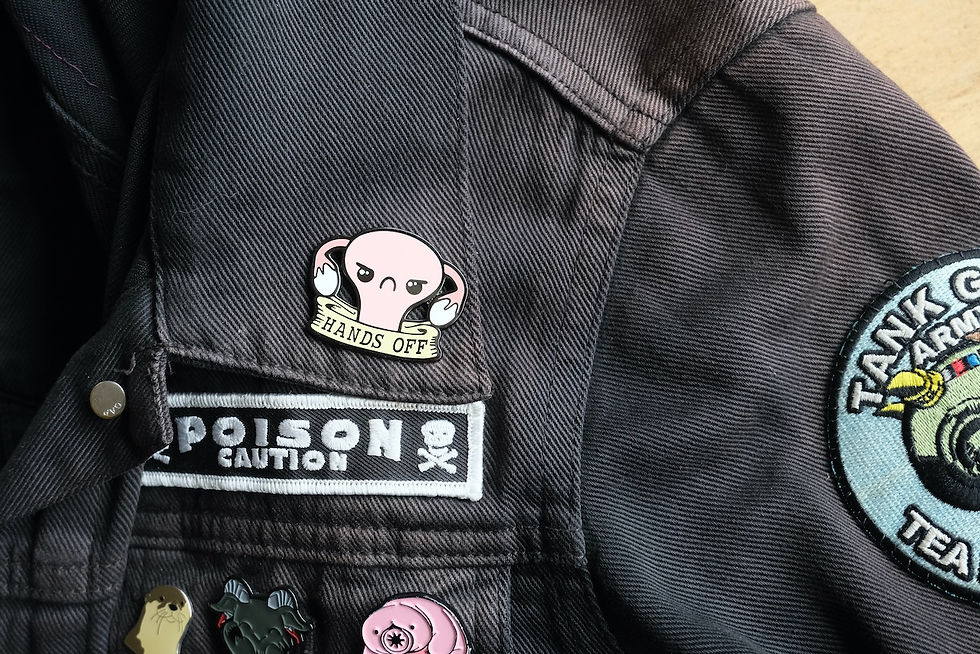 Thumbnail: New Hands Off (charity pin)